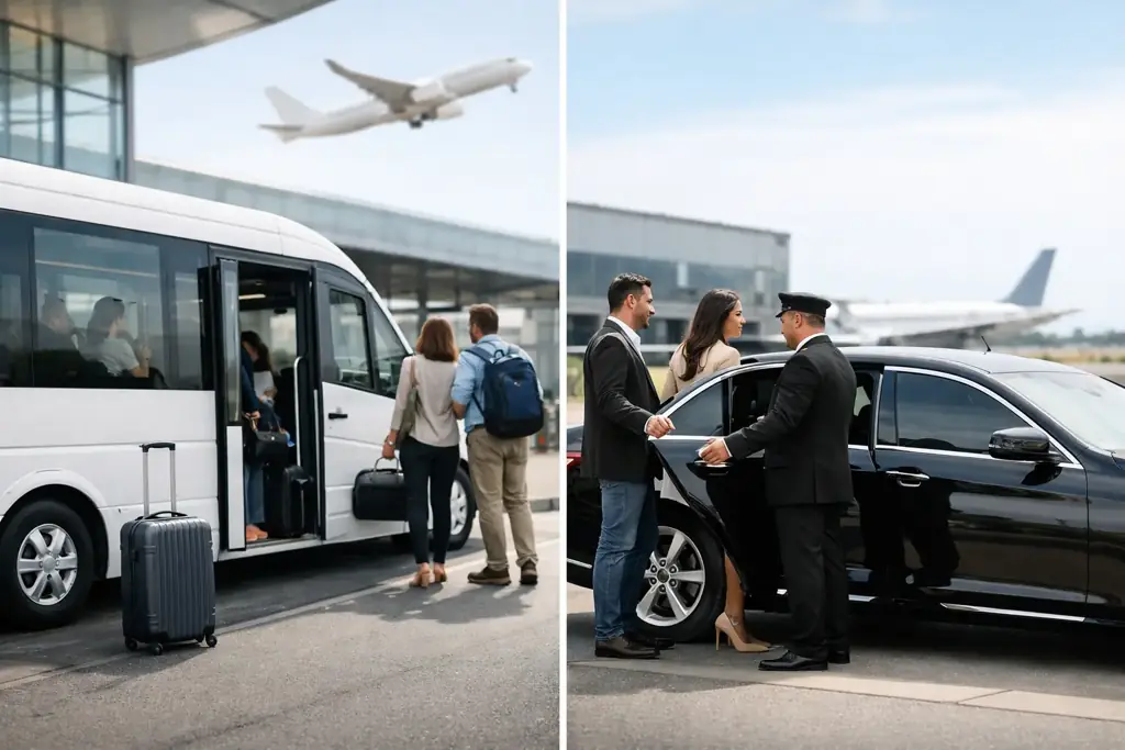 Airport Shuttle Versus Private Car